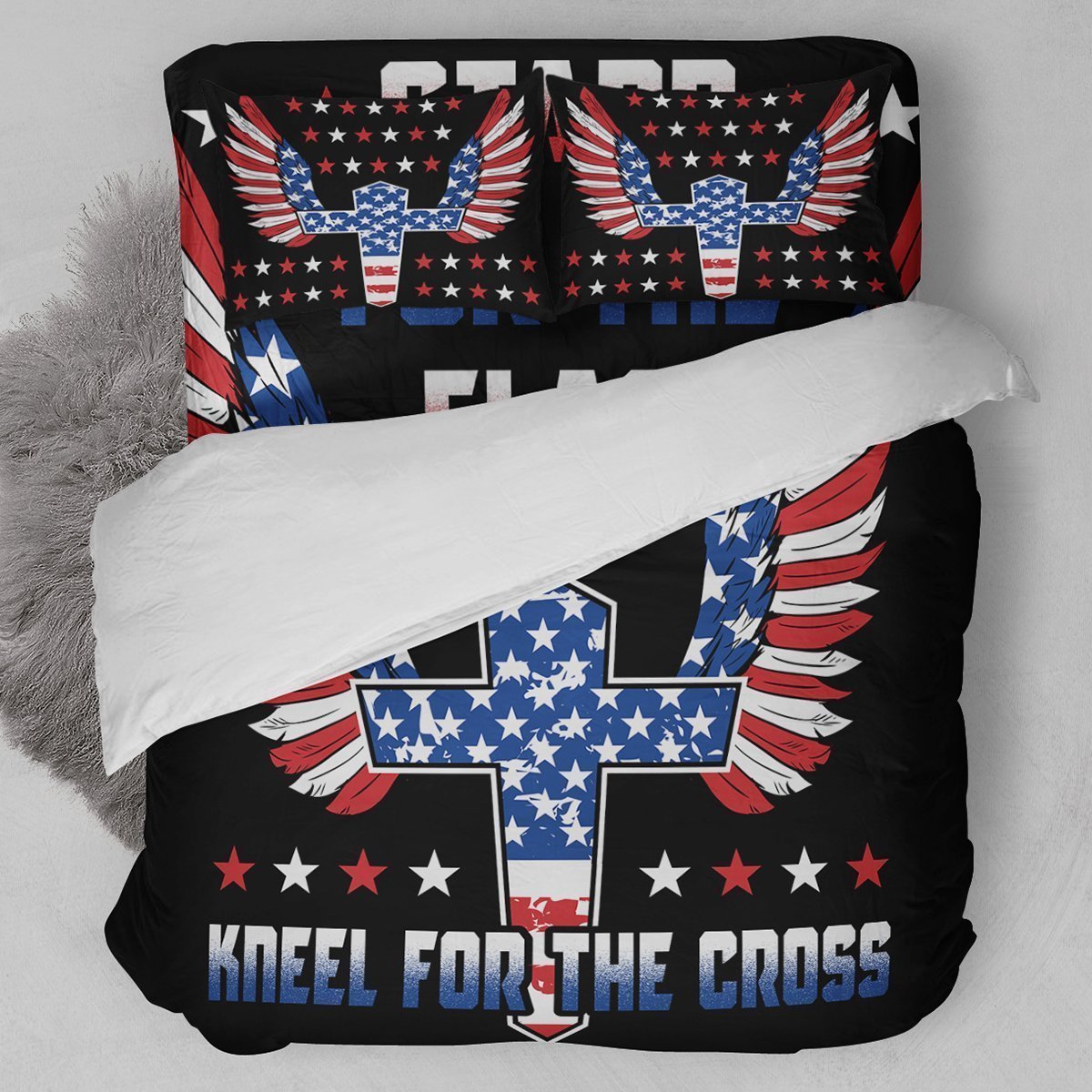 Confederate Cross Flag Bedding Set