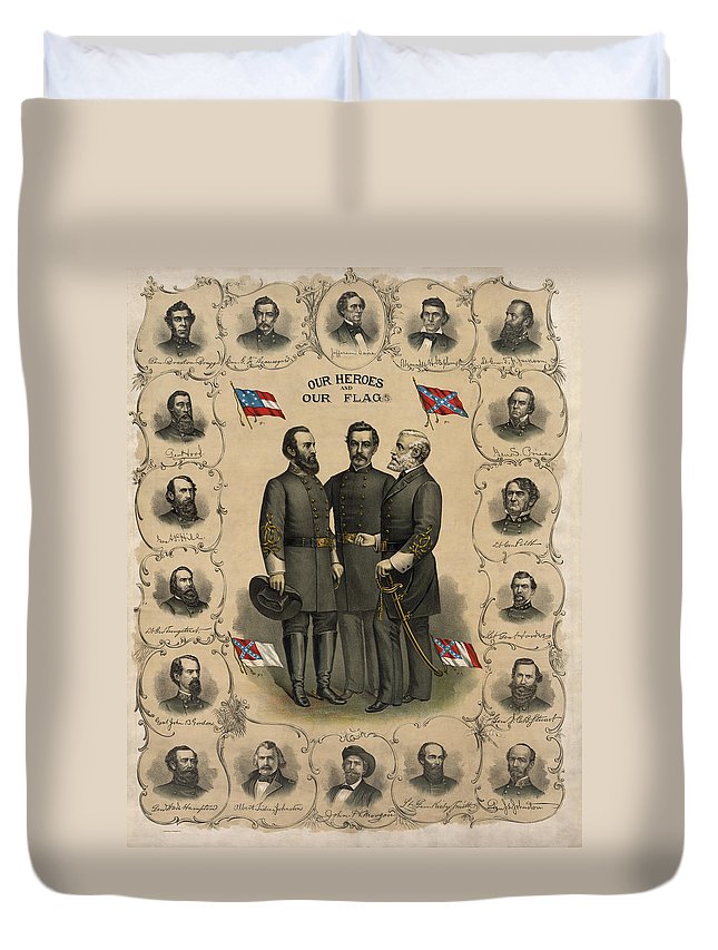 Confederate Generals Of The Civil War 3D Customized Duvet Cover Bedding Sets