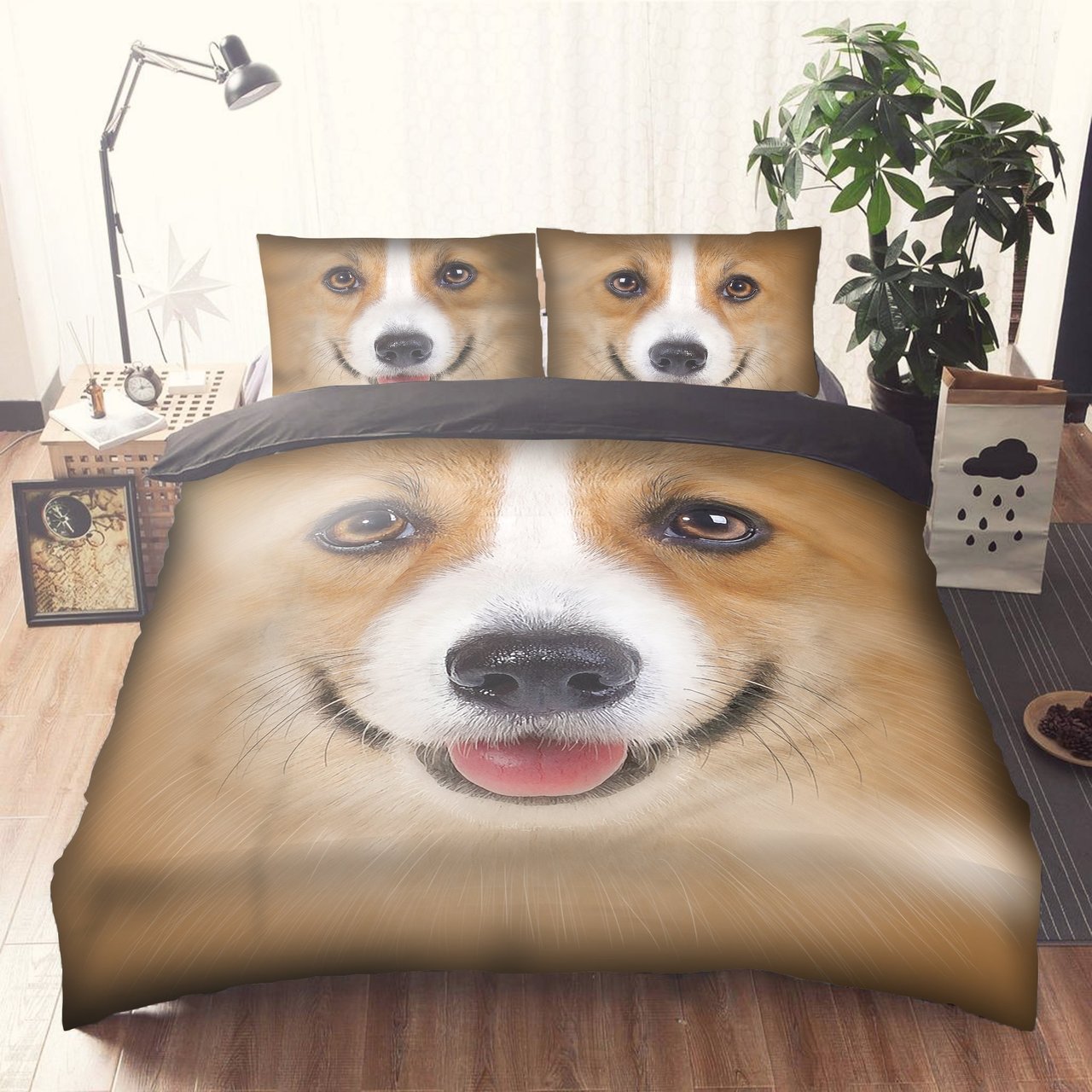 CORGI 3D Customized Duvet Cover Bedding Sets