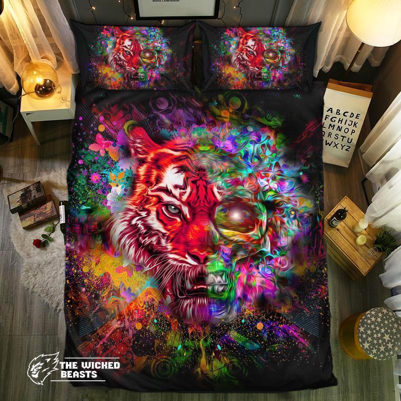 Crazy Tiger3D Customized Duvet Cover Bedding Sets