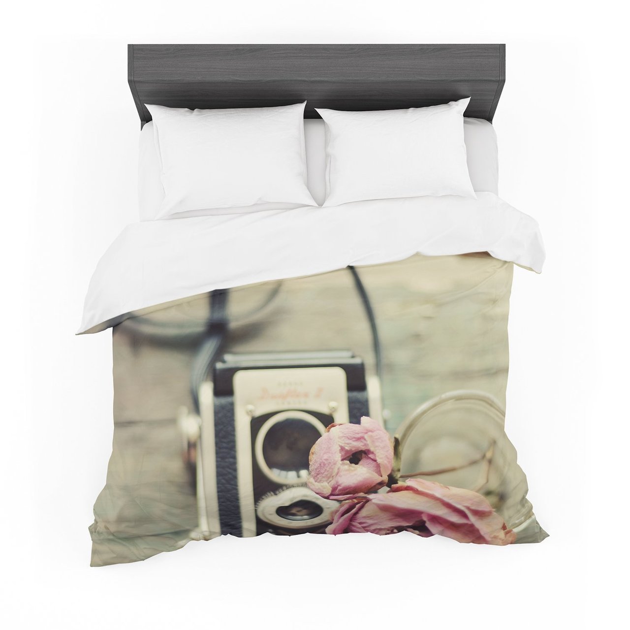 Cristina Mitchell ‘I Have But Two Loves’ Pink Tan Featherweight3D Customized Duvet Cover Bedding Sets