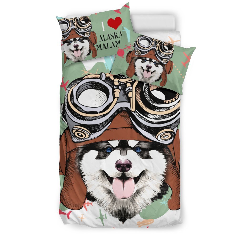 CUTE ALASKAN MALAMUTE 3D Customized Duvet Cover Bedding Sets