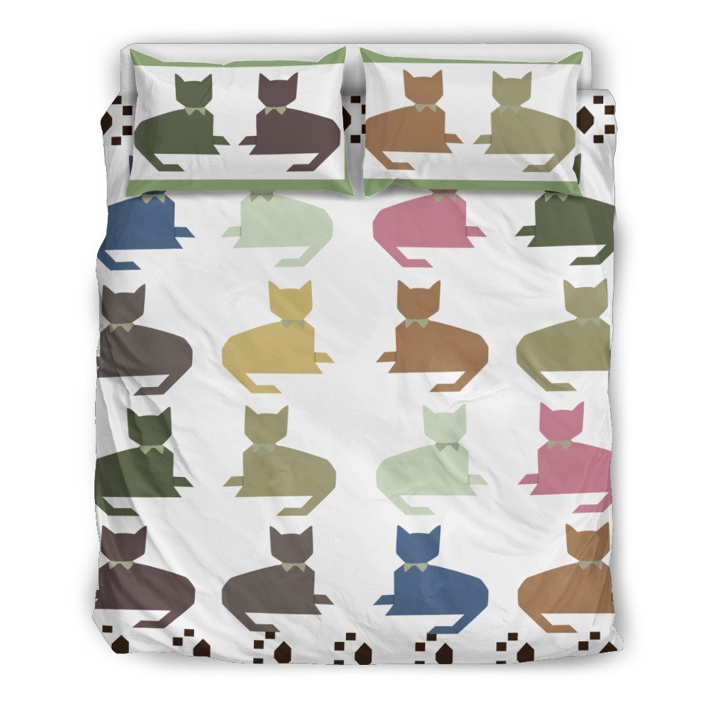 Cute Cat 3D Customized Duvet Cover Bedding Sets