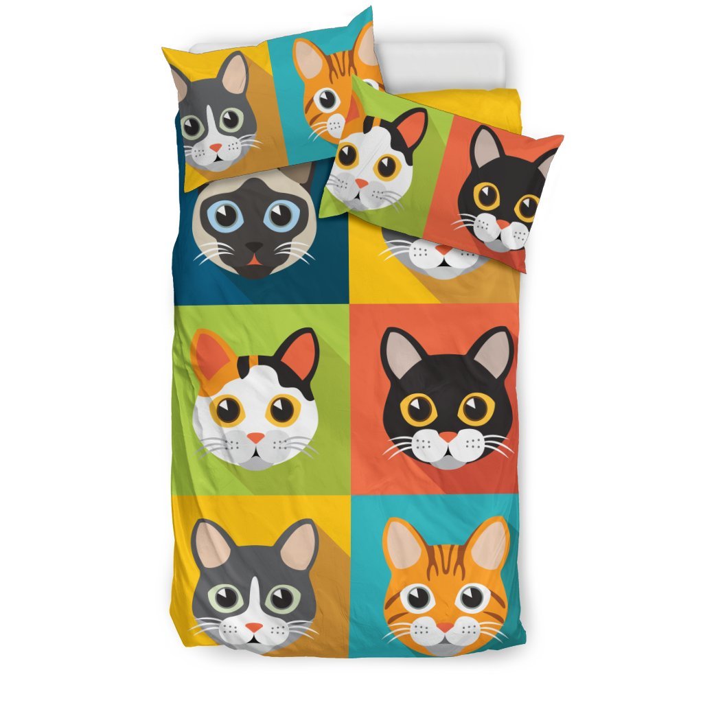 Cute Cats 3D Customized Duvet Cover Bedding Sets