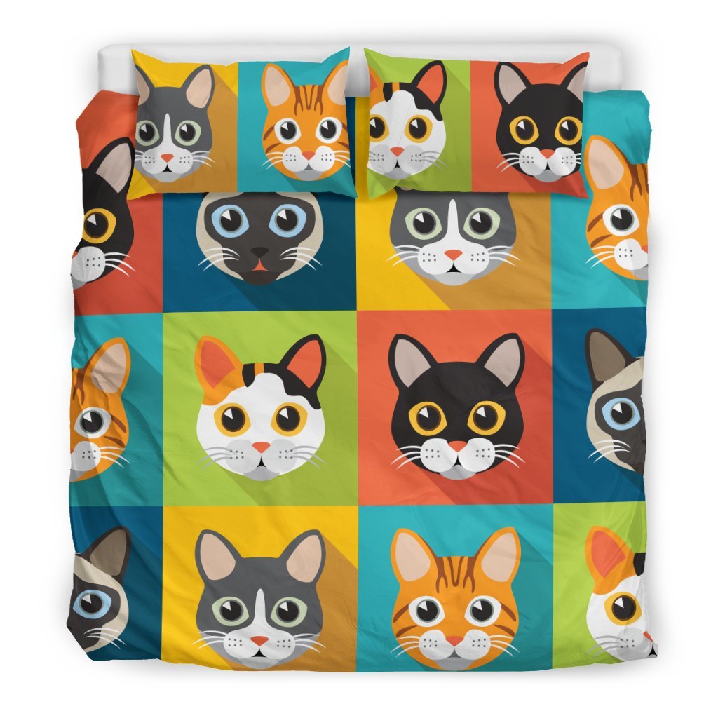 Cute Cats for Cat Loverz3D Customized Duvet Cover Bedding Sets