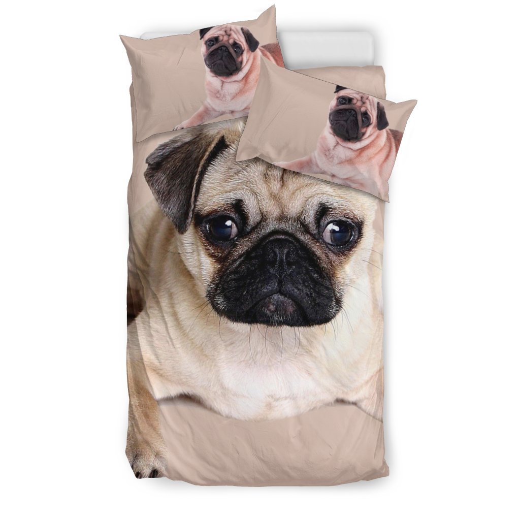 Cute Pug 3D Customized Duvet Cover Bedding Sets