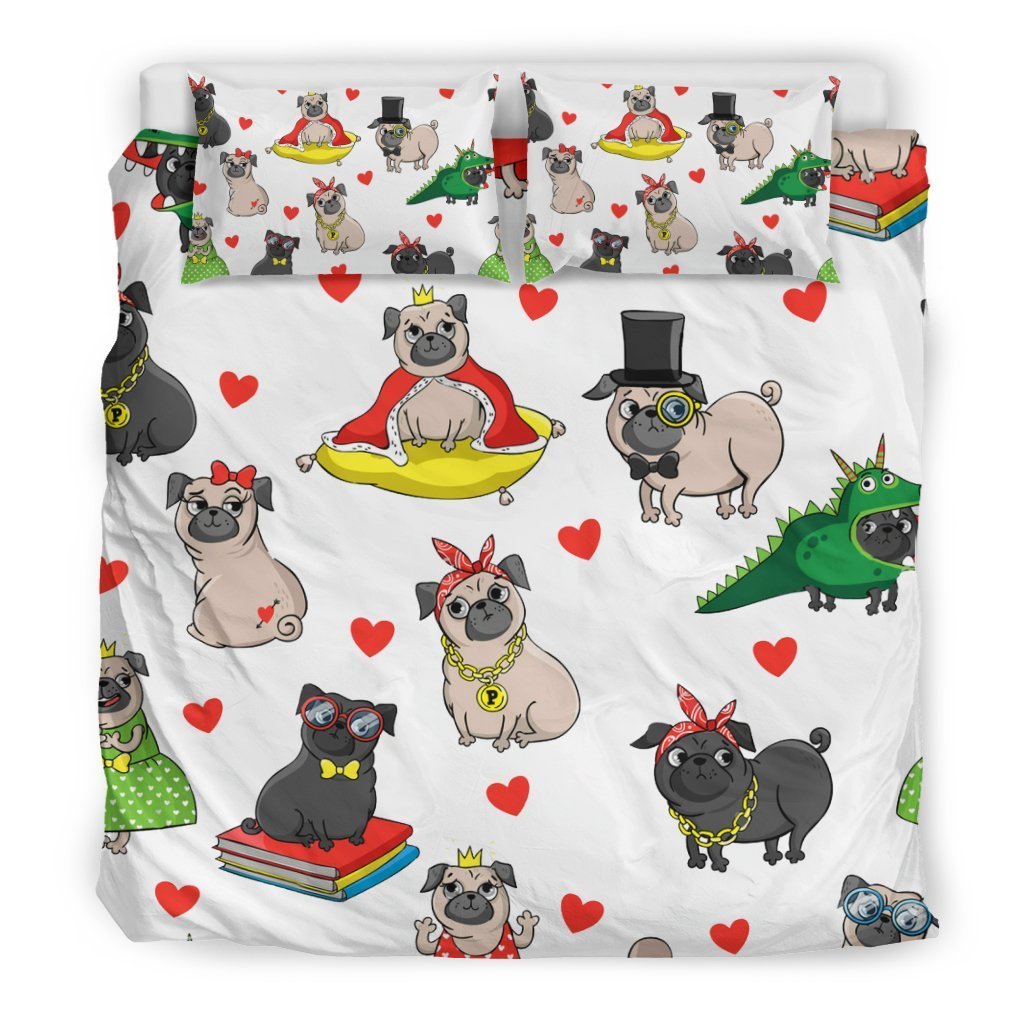 Cute Pug Bedding Set