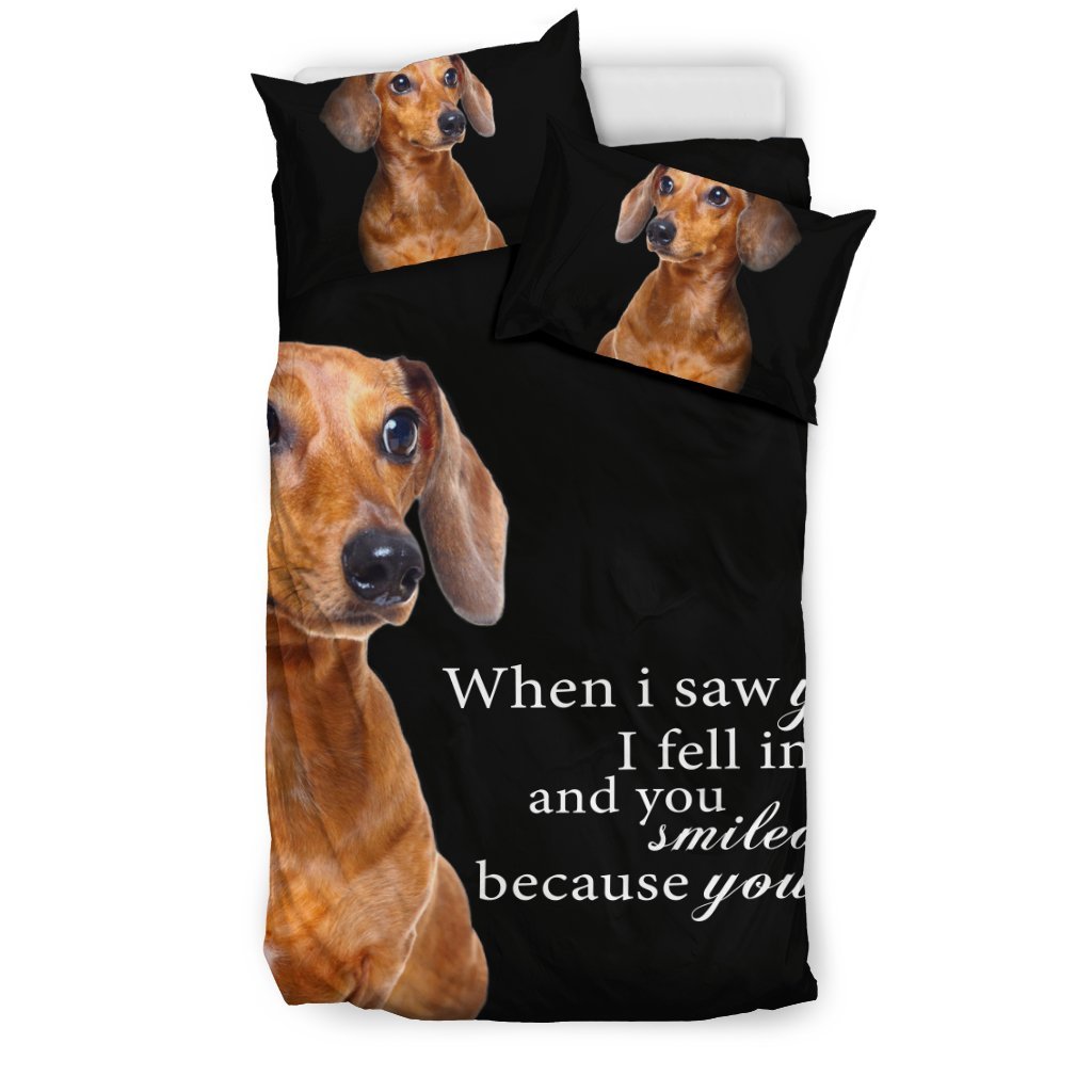Dach hund When I aw you… 3D Customized Duvet Cover Bedding Sets