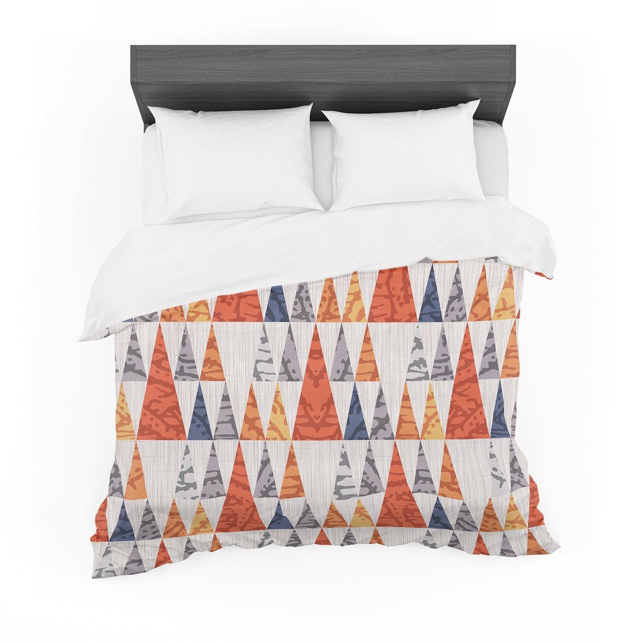 Daisy Beatrice ‘Tepee Town’ Red White Featherweight3D Customized Duvet Cover Bedding Sets