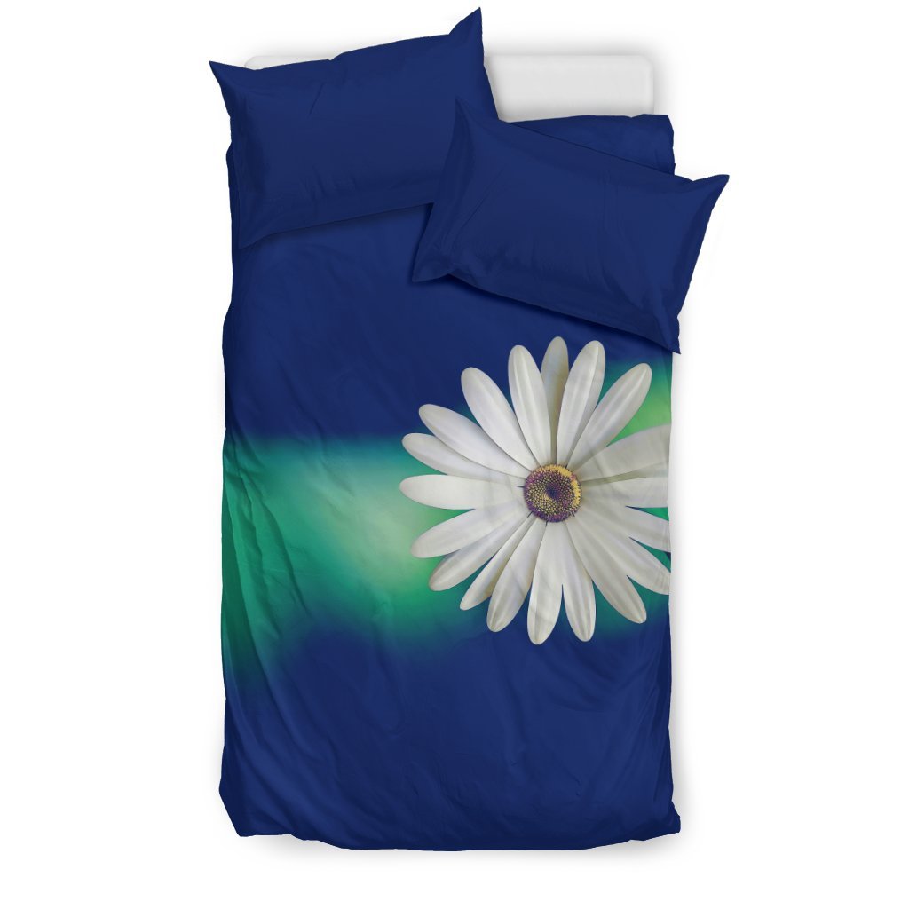 Daisy on Blue 3D Customized Duvet Cover Bedding Sets