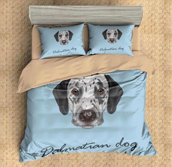 Dalmatian Dog 3D Customized Duvet Cover Bedding Sets