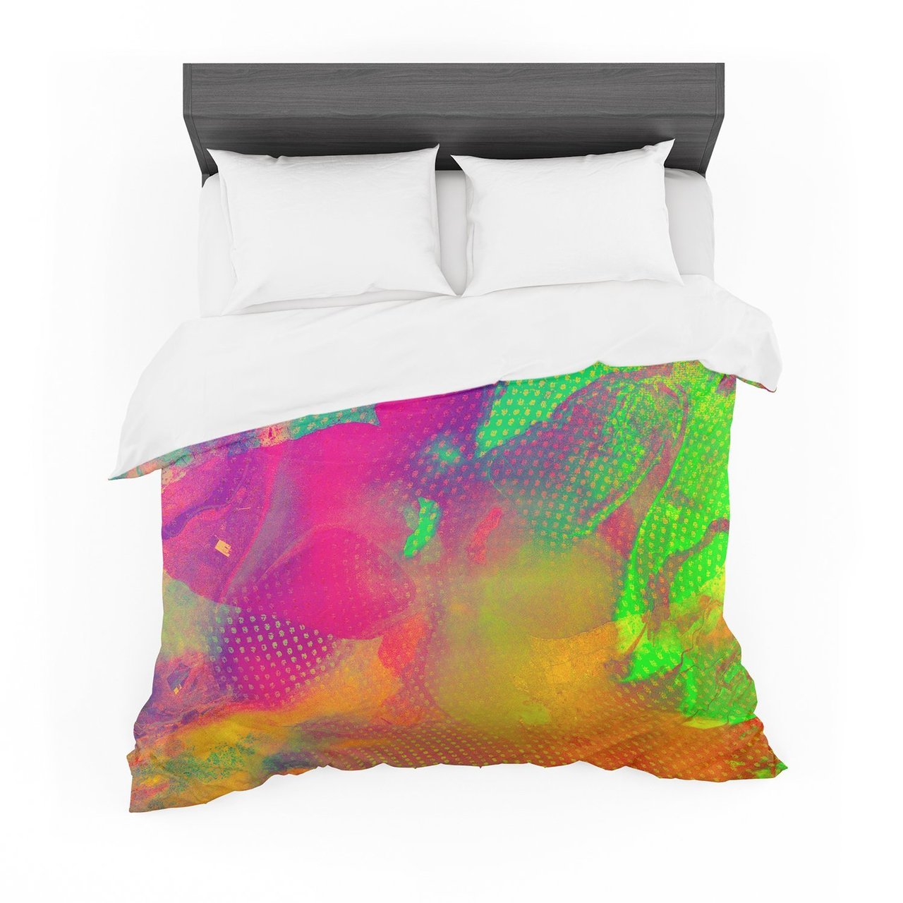 Danny Ivan ‘Austra’ Pink Green Featherweight3D Customized Duvet Cover Bedding Sets