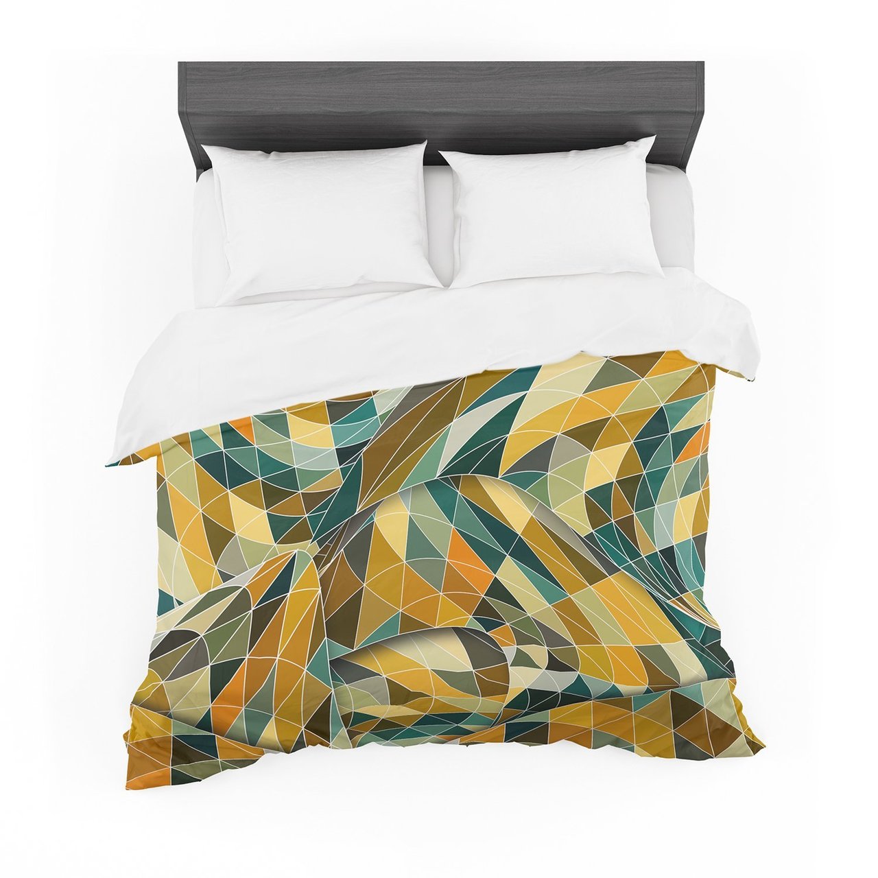 Danny Ivan ‘Bring You Back’ Yellow Teal Featherweight3D Customized Duvet Cover Bedding Sets