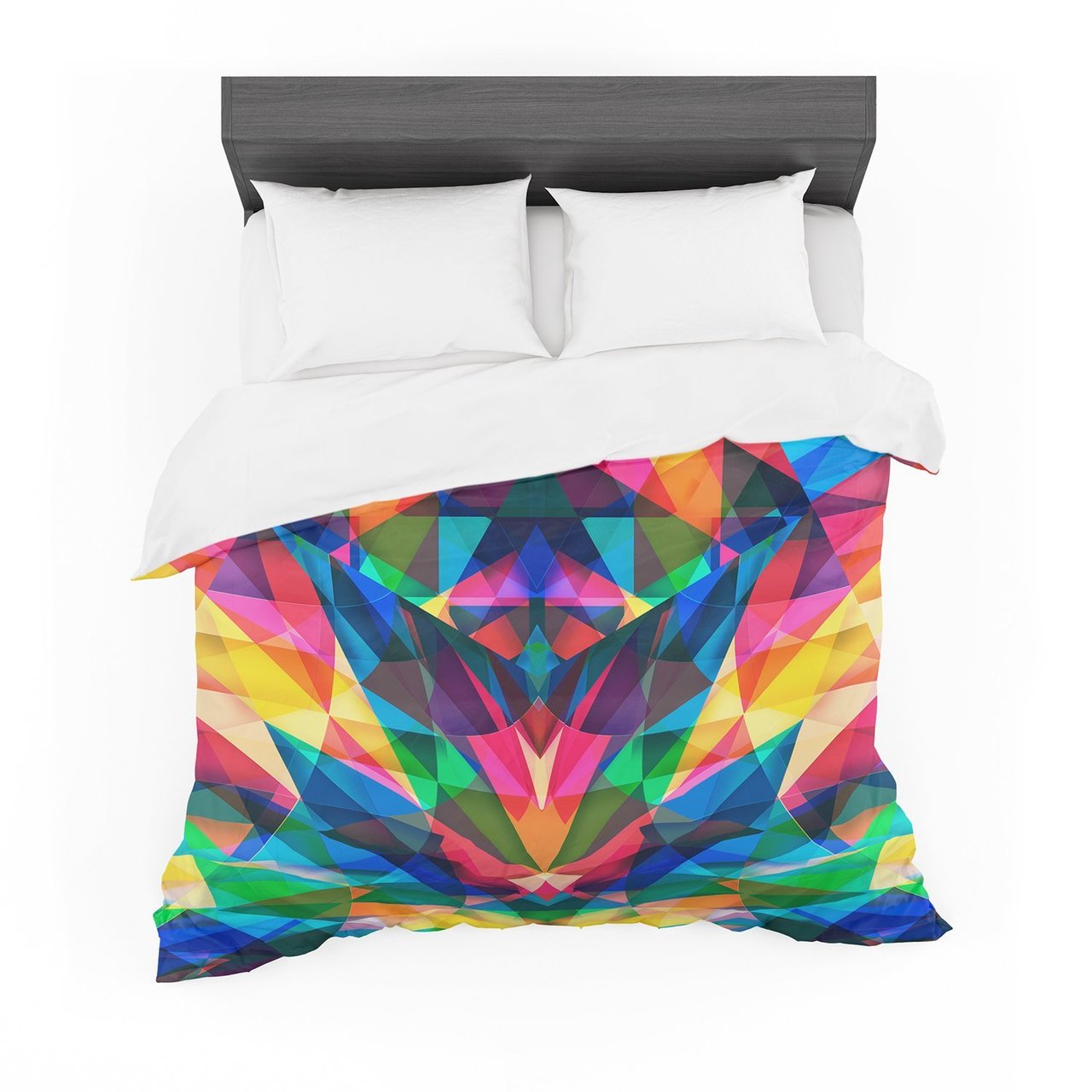 Danny Ivan ‘Day We Met’ Rainbow Geometric Featherweight3D Customized Duvet Cover Bedding Sets