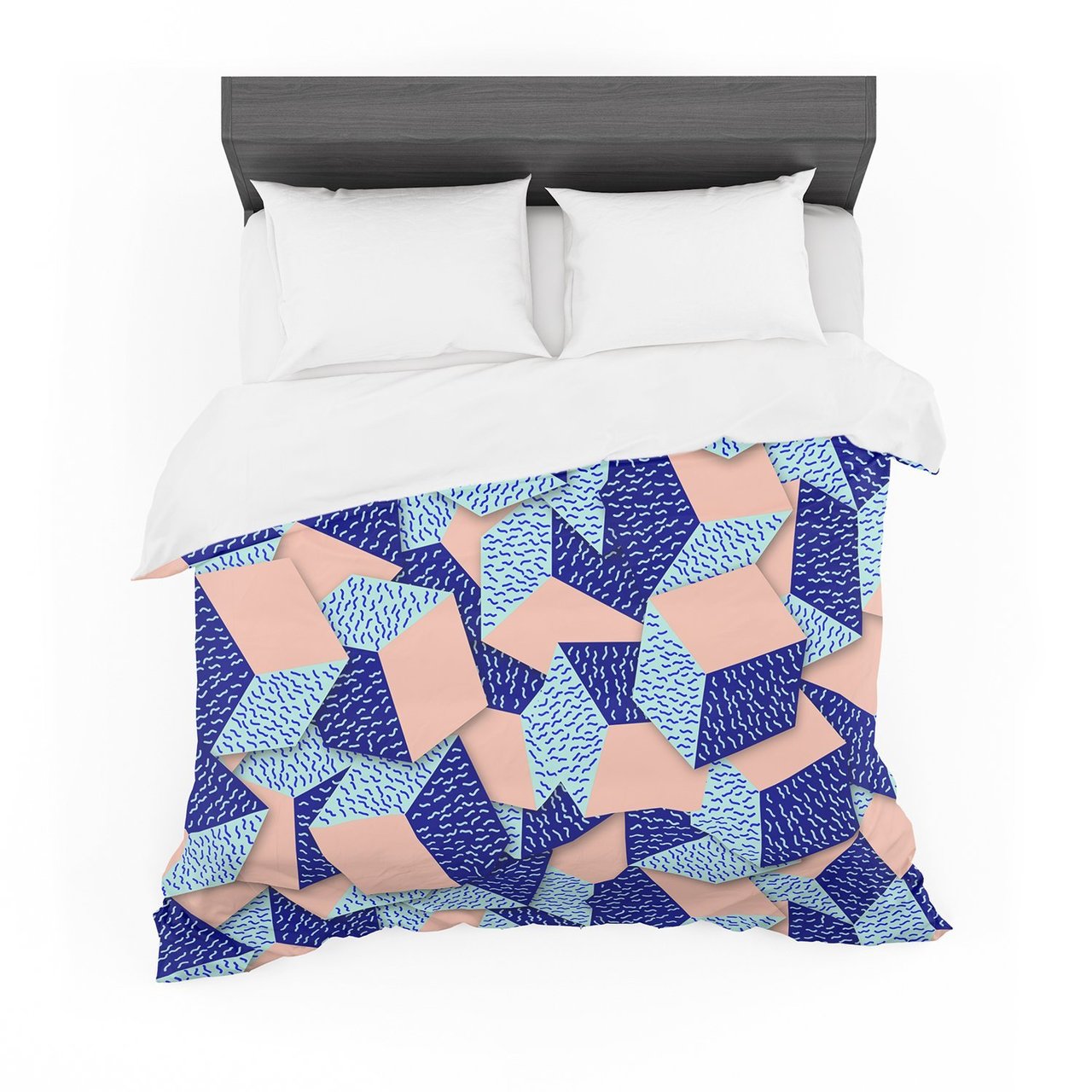 Danny Ivan ‘Friend of the Unknown’ Aqua Blue Featherweight3D Customized Duvet Cover Bedding Sets