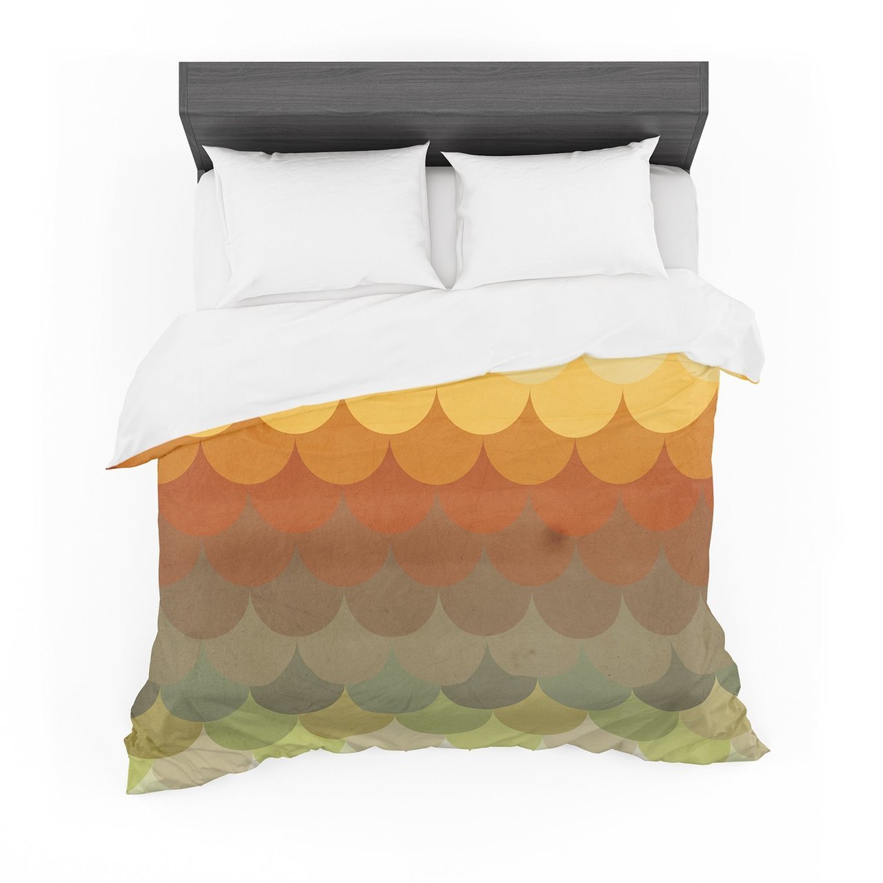 Danny Ivan ‘Half Circle Waves Color’ Cotton3D Customized Duvet Cover Bedding Sets