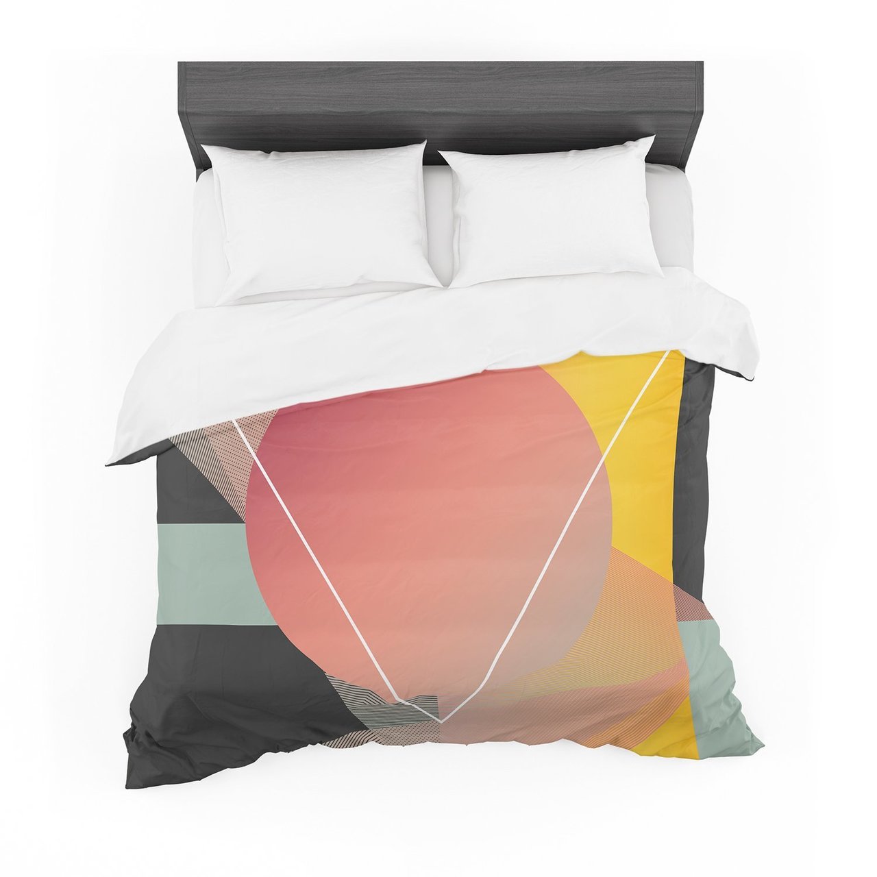 Danny Ivan ‘Objectum’ Pink Abstract Featherweight3D Customized Duvet Cover Bedding Sets