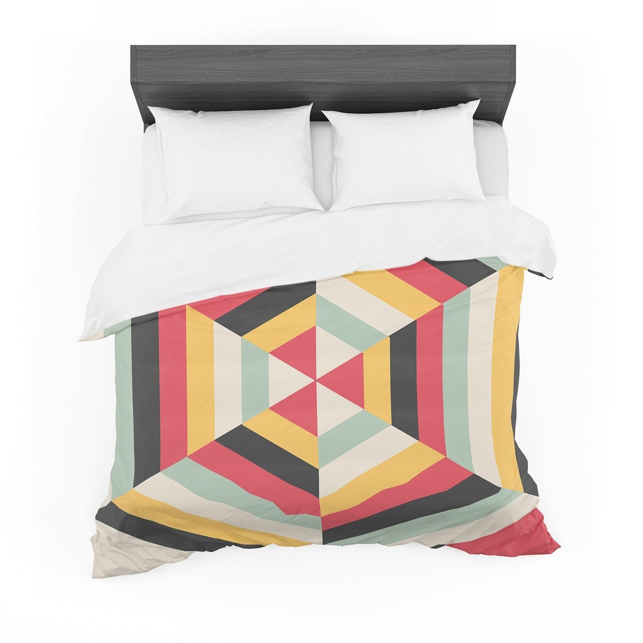 Danny Ivan ‘On Call’ Red Yellow Cotton3D Customized Duvet Cover Bedding Sets