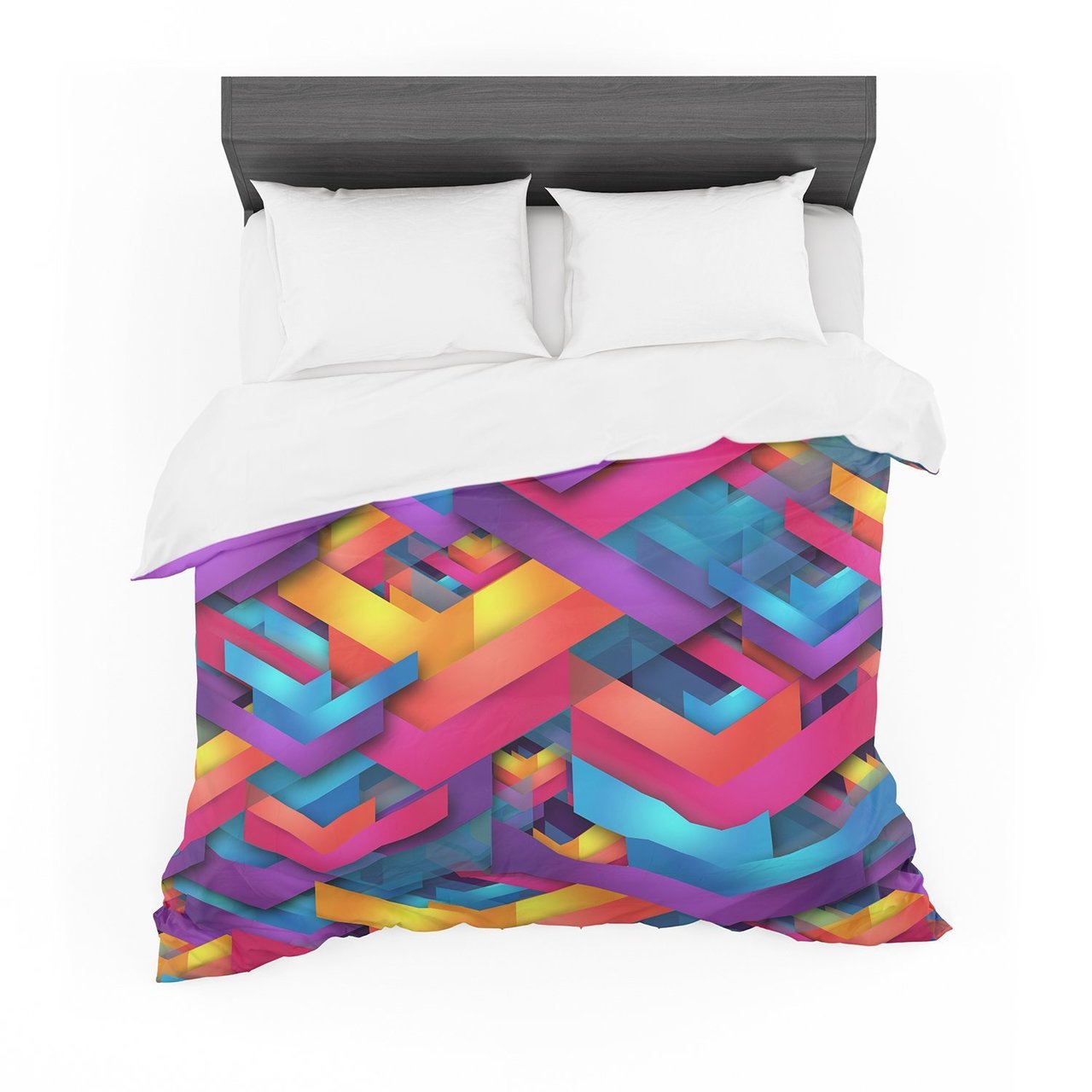 Danny Ivan ‘Own Luck’ Pink Purple Featherweight3D Customized Duvet Cover Bedding Sets