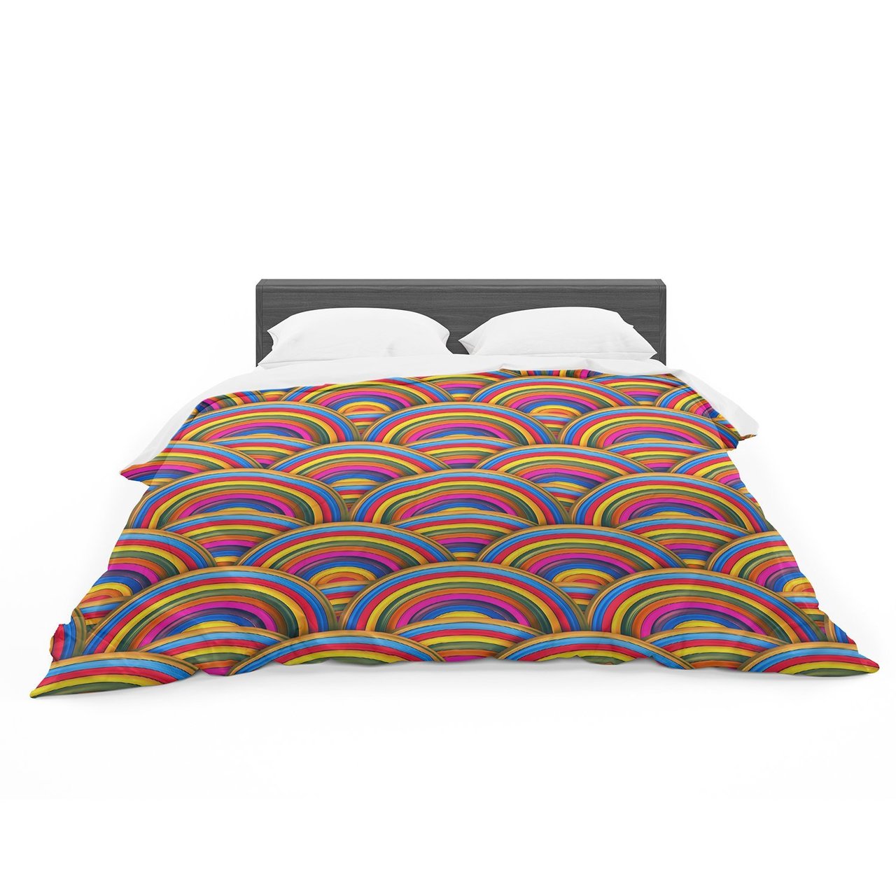 Danny Ivan ‘Rainbows’ Multicolor Featherweight3D Customized Duvet Cover Bedding Sets