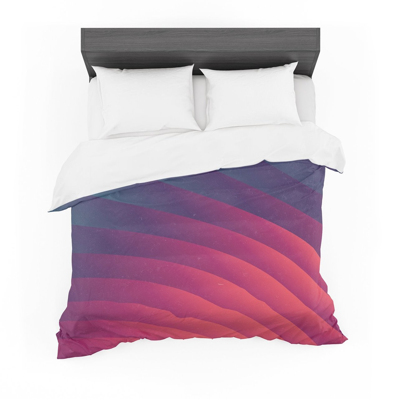 Danny Ivan ‘Reservoir Lines’ Pink Geometric Featherweight3D Customized Duvet Cover Bedding Sets