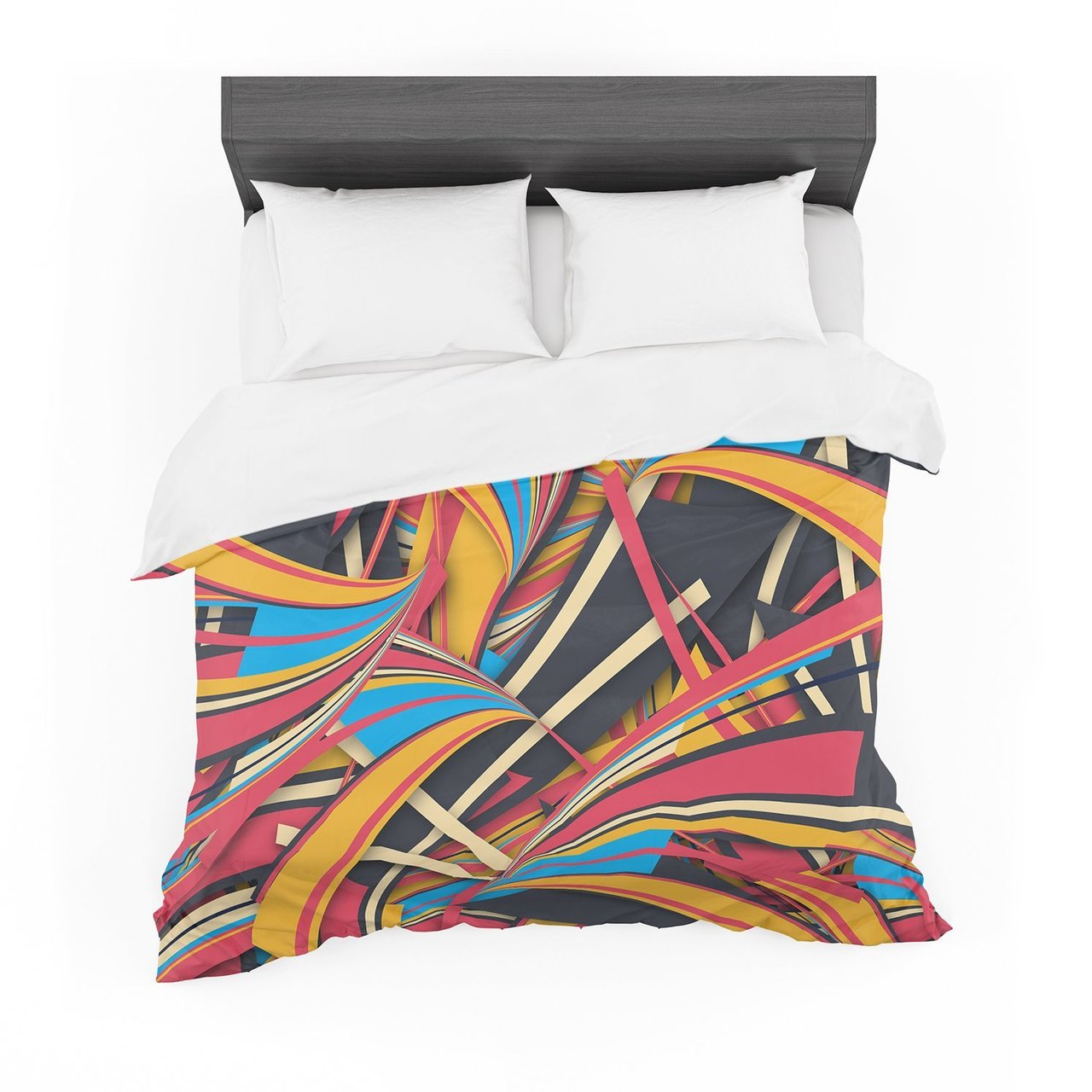 Danny Ivan ‘Slipperylope’ Orange Blue Featherweight3D Customized Duvet Cover Bedding Sets