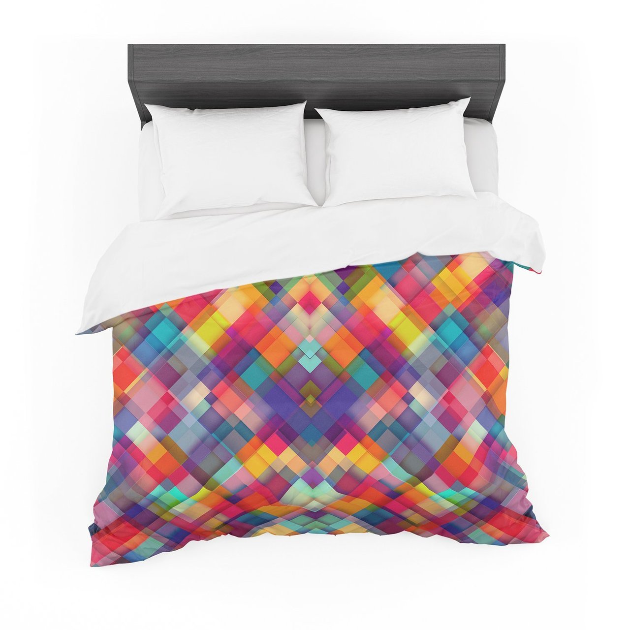 Danny Ivan ‘Squares Everywhere’ Rainbowhapes Featherweight3D Customized Duvet Cover Bedding Sets