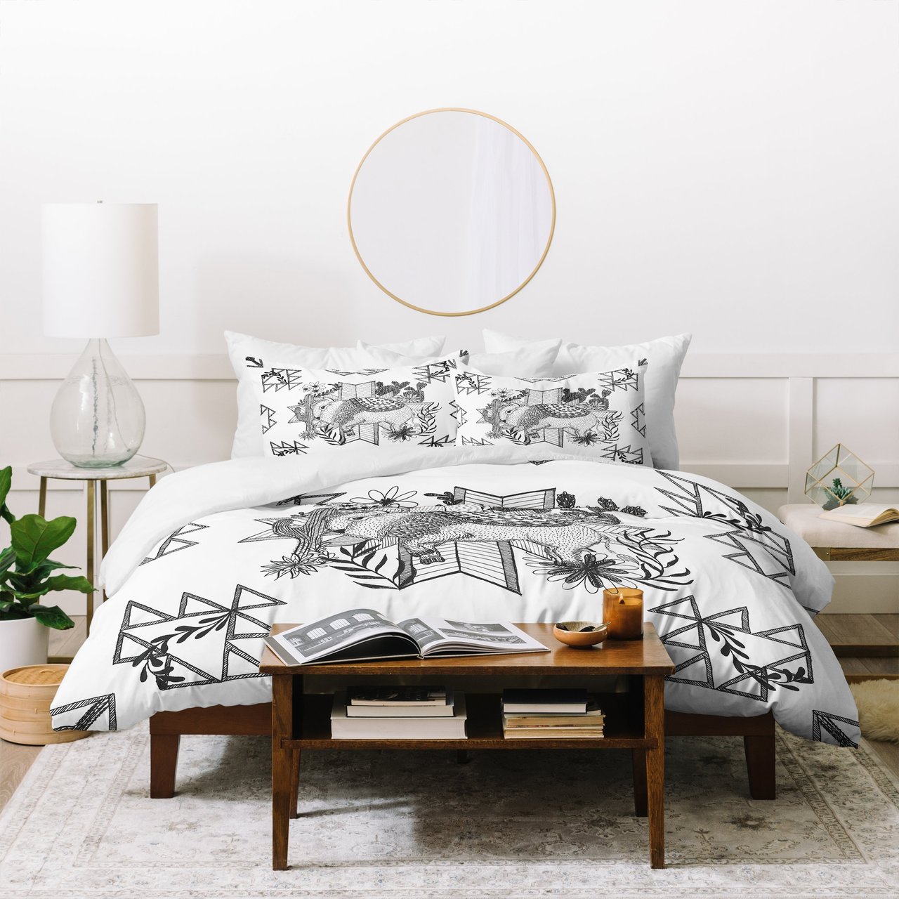 Dash and Ash Arrlo The Buffalo Duvet Cover