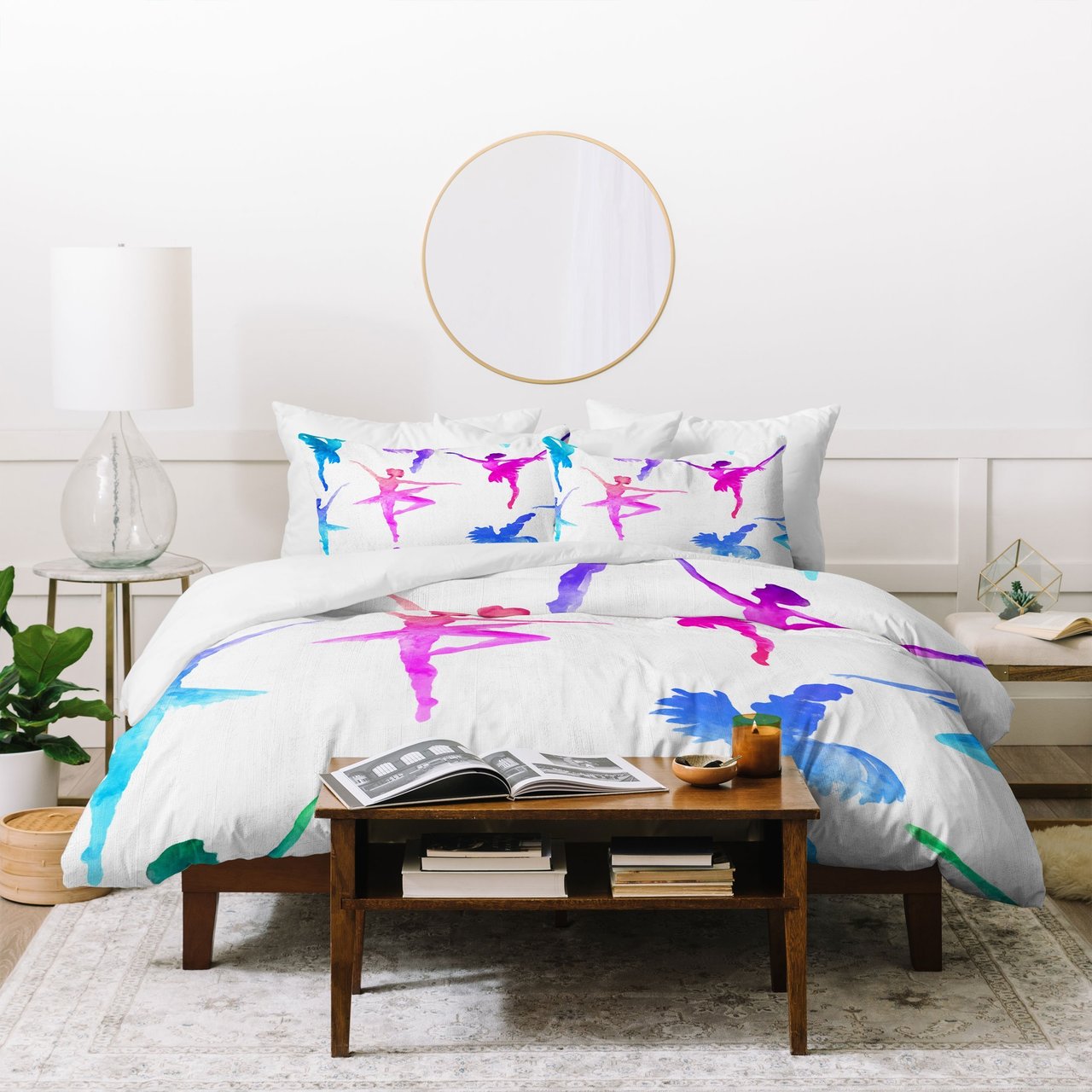 Dash and Ash Ballerina Ballerina Duvet Cover