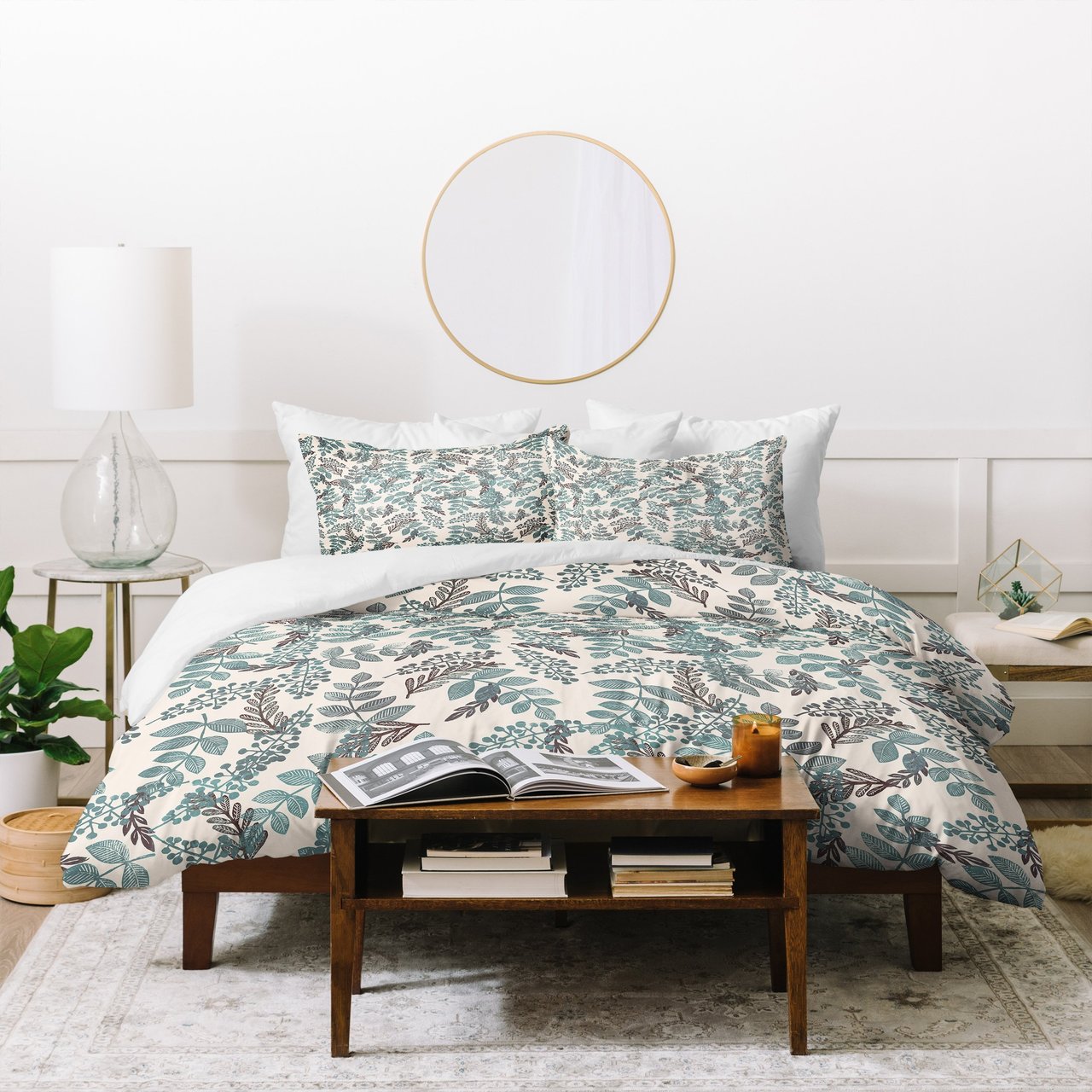 Dash and Ash Blue Bell Duvet Cover