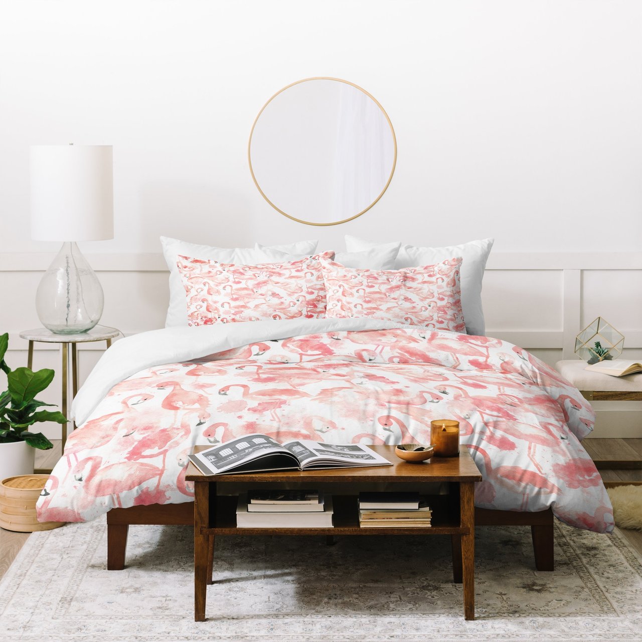 Dash and Ash Flamingo Friends Duvet Cover