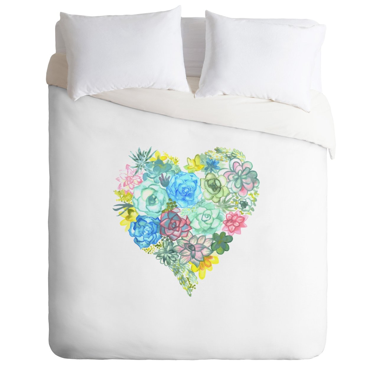 Dash and Ash Heart of Mine Duvet Cover