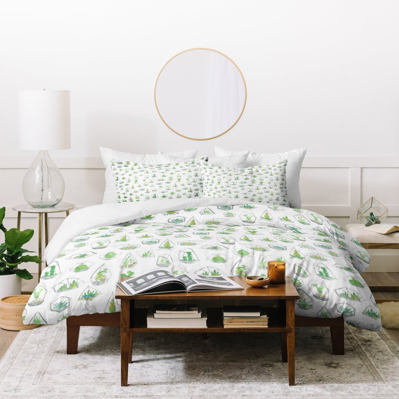 Dash and Ash I like Plants Duvet Cover