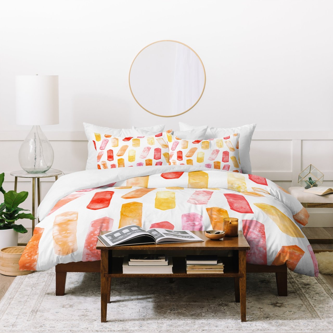 Dash and Ash Imperial Topaz Duvet Cover