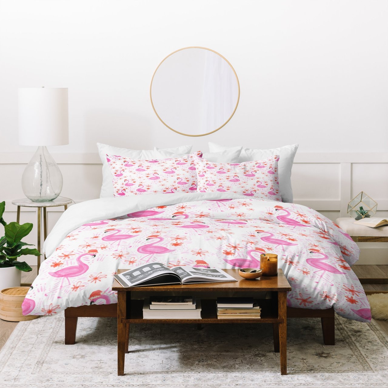 Dash and Ash Jolly Flamingo Duvet Cover Bedding Sets