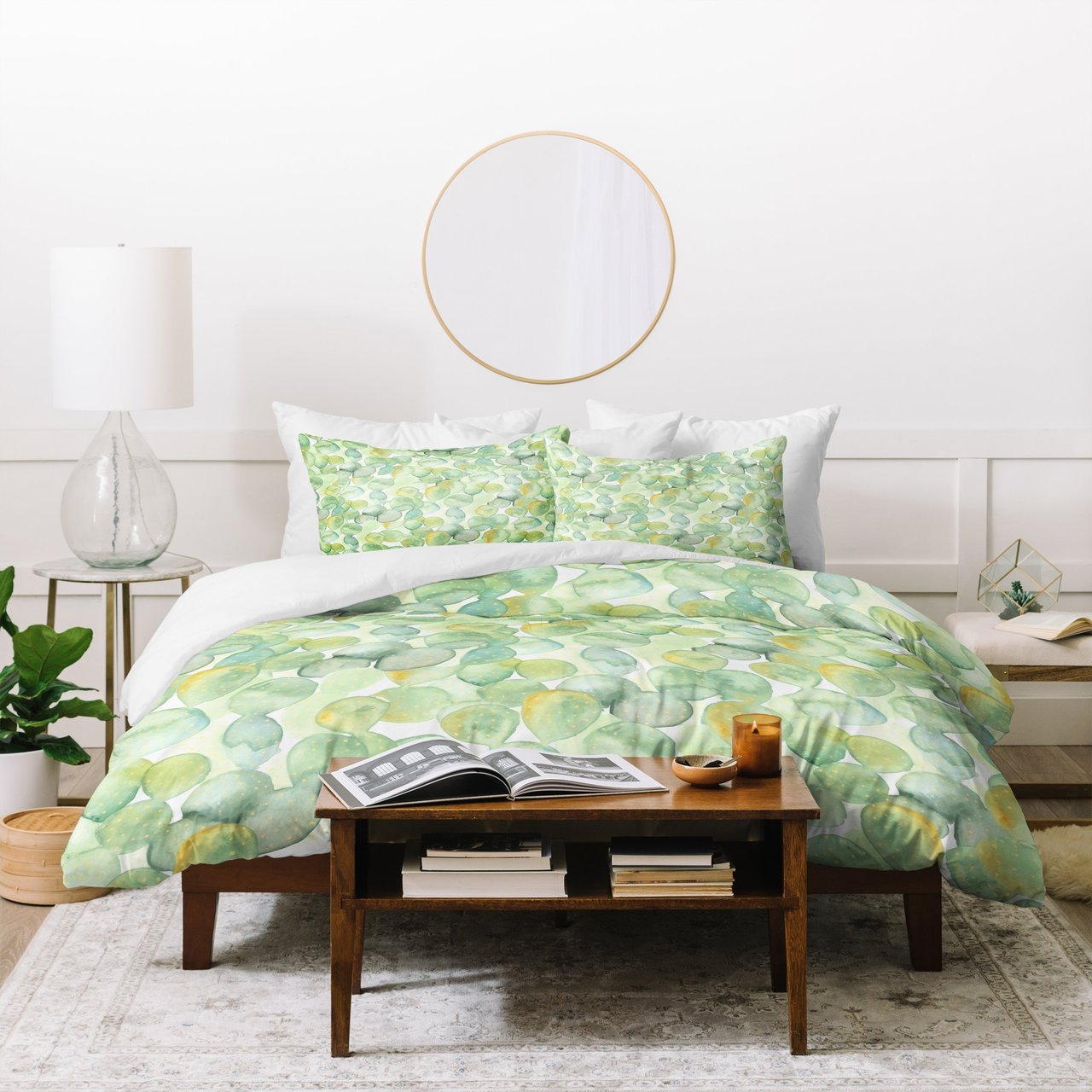Dash and Ash Paddle Cactus Duvet Cover Bedding Sets