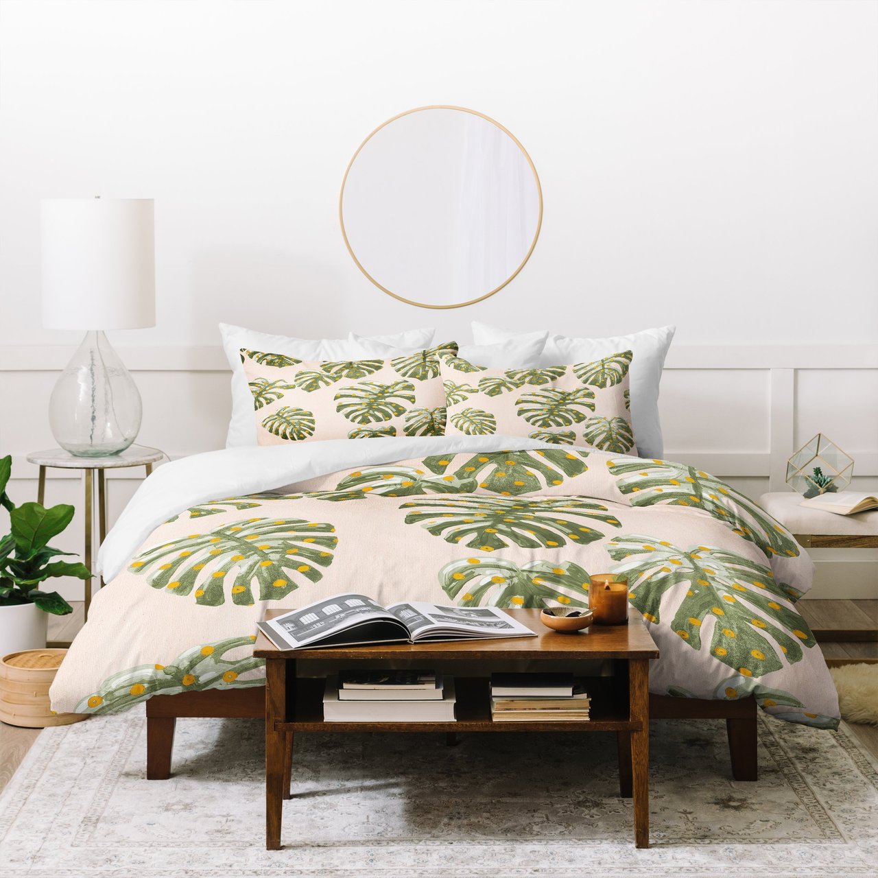 Dash and Ash Palm Oasis Duvet Cover