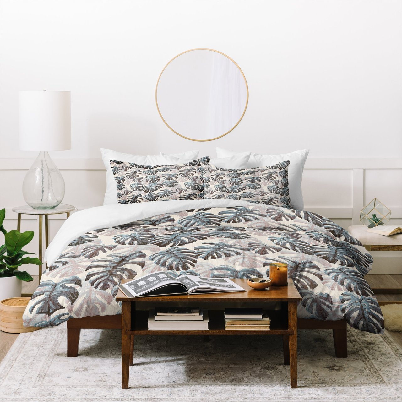 Dash and Ash Palm Springs Blues Duvet Cover