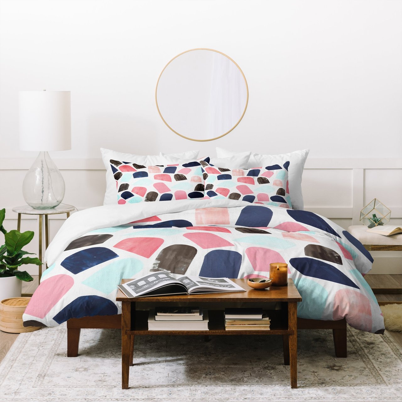 Dash and Ash Petal To The Moon Duvet Cover