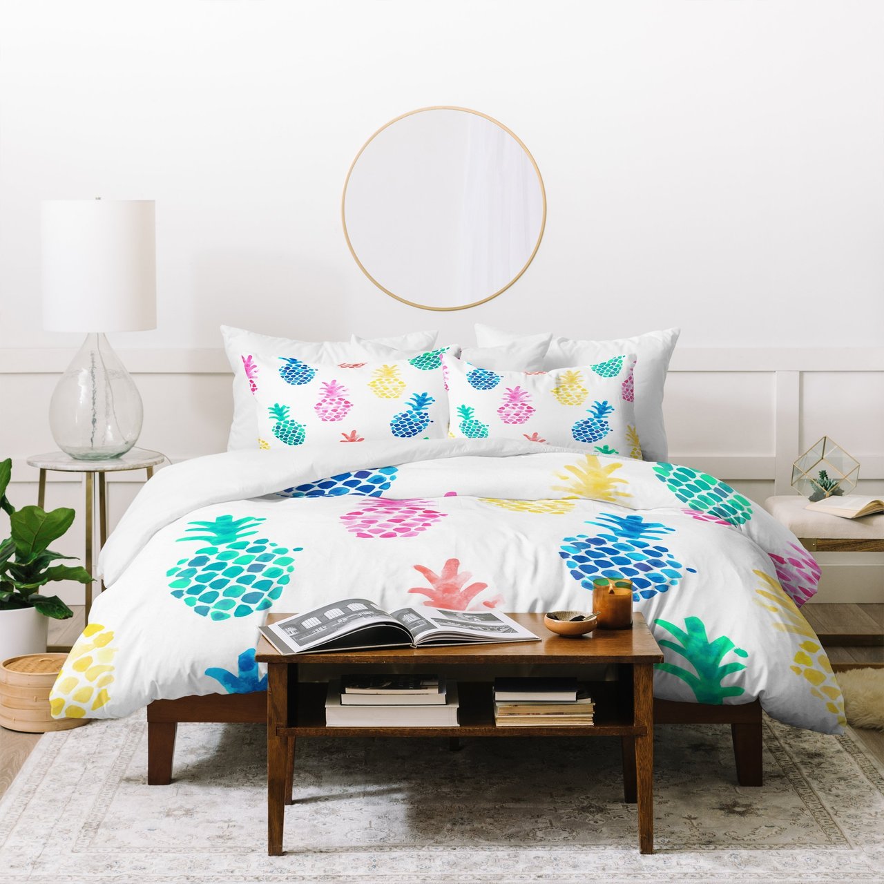 Dash and Ash Pineapple Paradise Duvet Cover