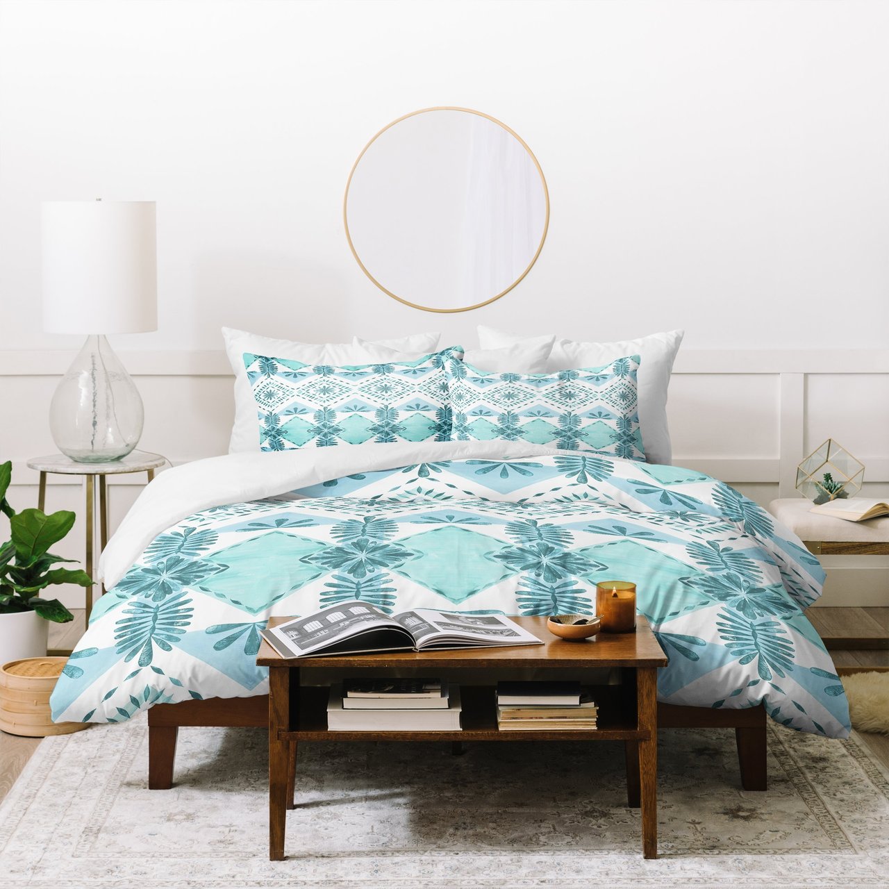 Dash and Ash Sunday Picnic Duvet Cover