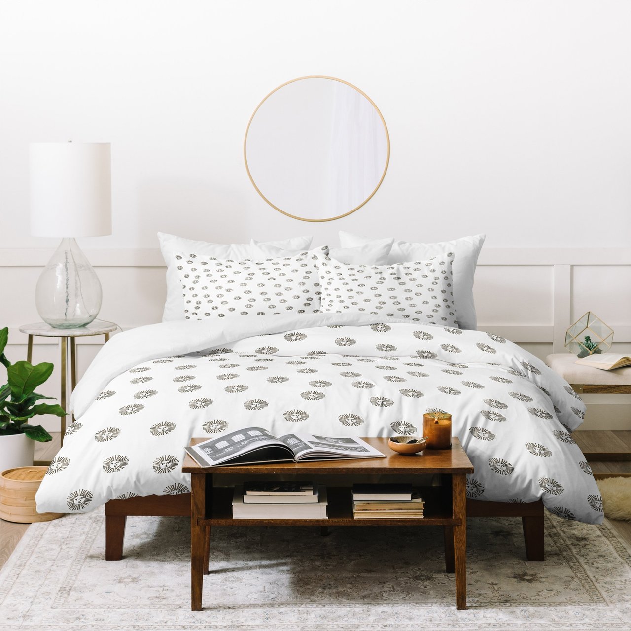 Dash and Ash total sunshine Duvet Cover