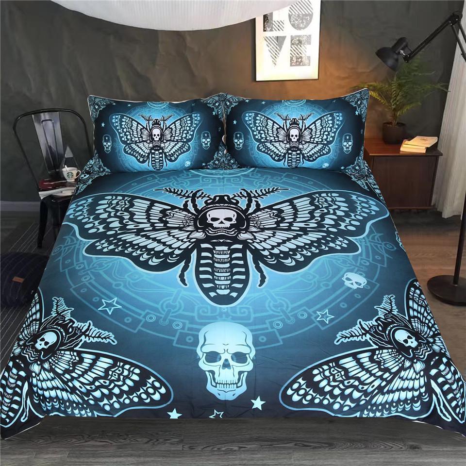 Death Moth Butterfliess3D Customized Duvet Cover Bedding Sets