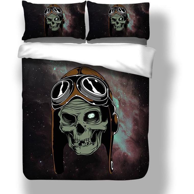 Death’s Head Skull Bedding Set