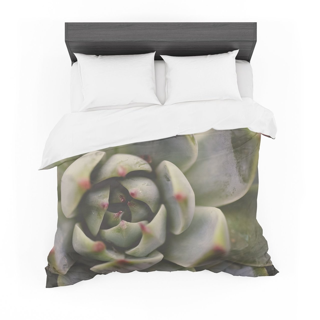 Debbra Obertanec ‘Desertucculent’ Green Featherweight3D Customized Duvet Cover Bedding Sets