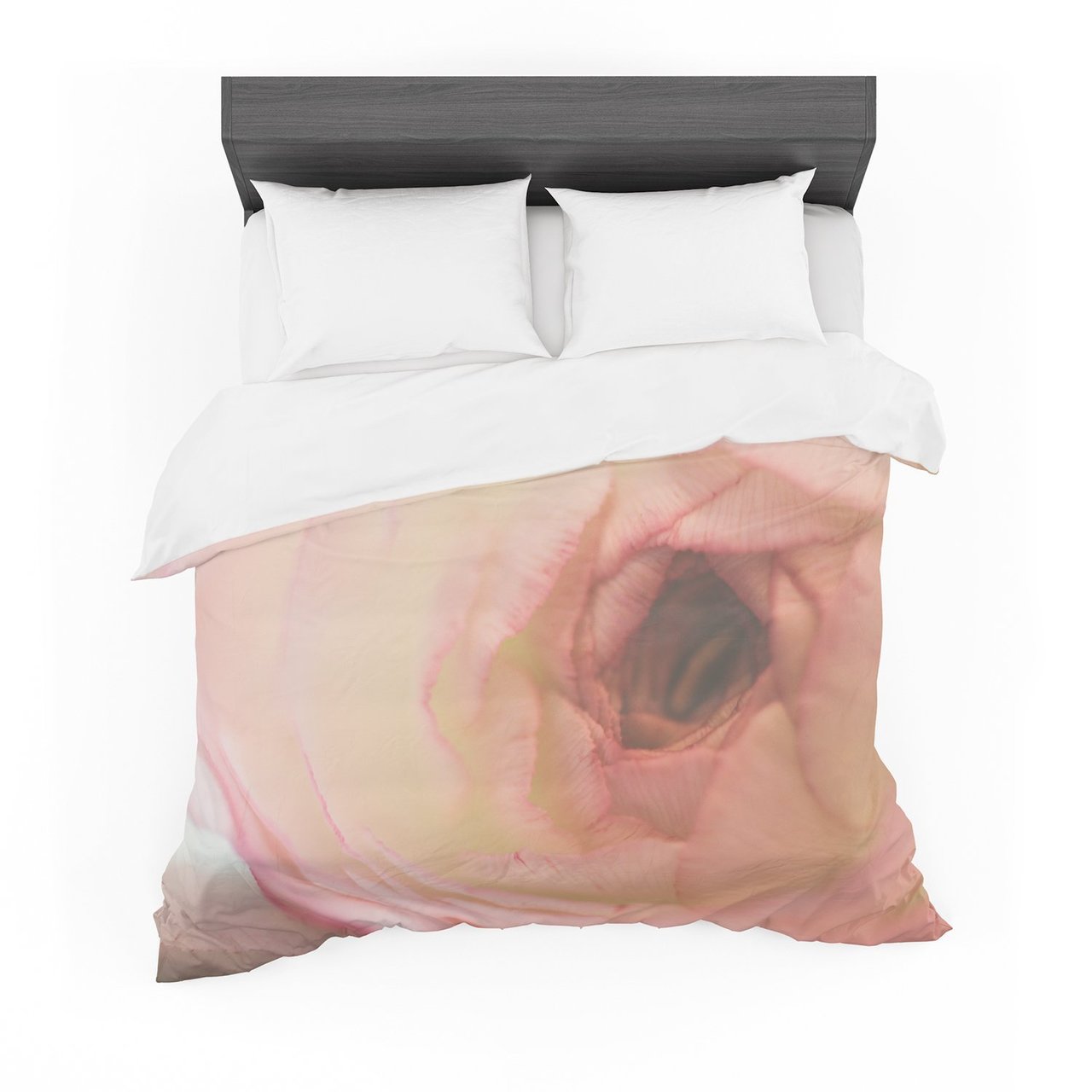 Debbra Obertanec ‘Tranquil’ Pink Rose Featherweight3D Customized Duvet Cover Bedding Sets