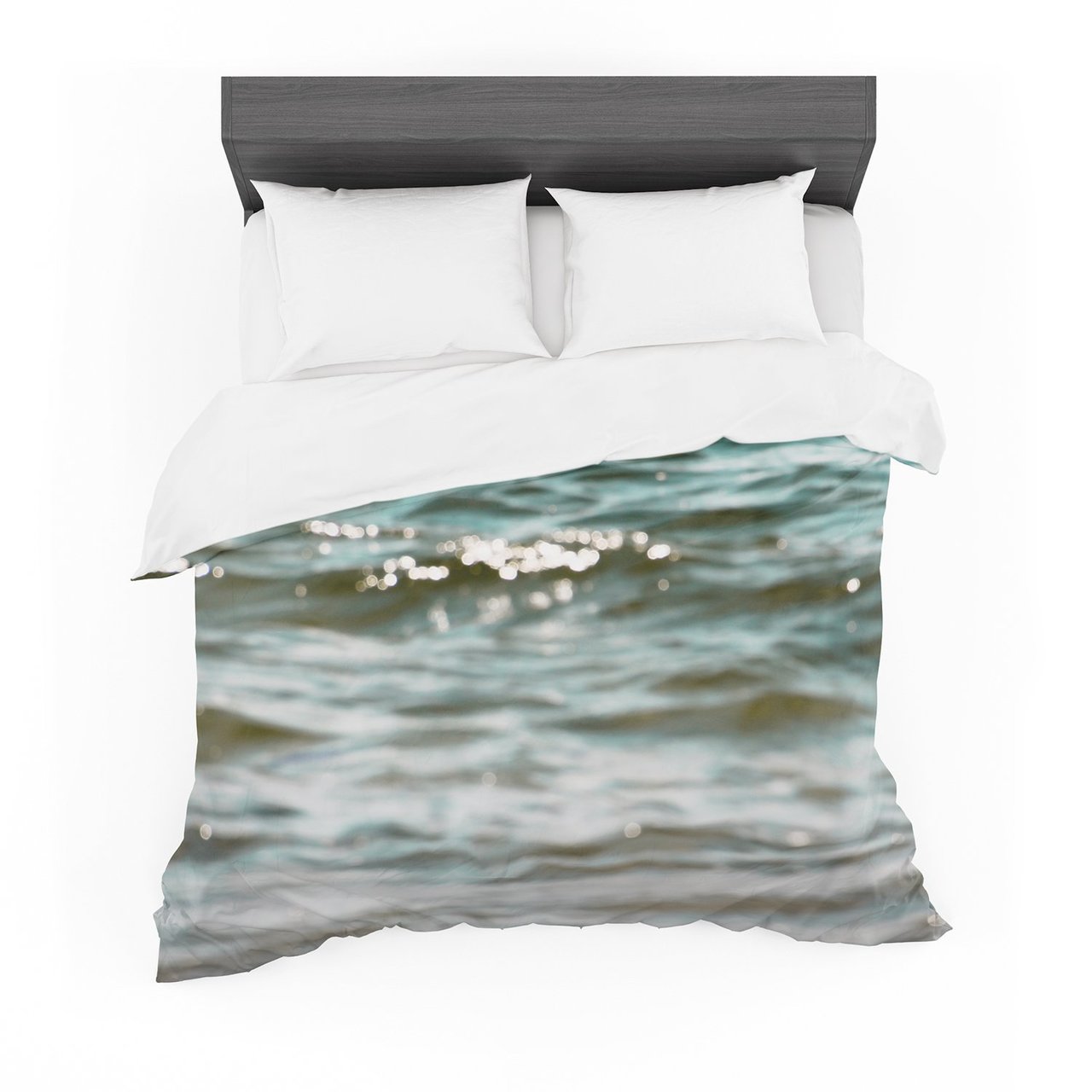 Debbra Obertanec ‘Turquoise Blue’ Green Water Featherweight3D Customized Duvet Cover Bedding Sets