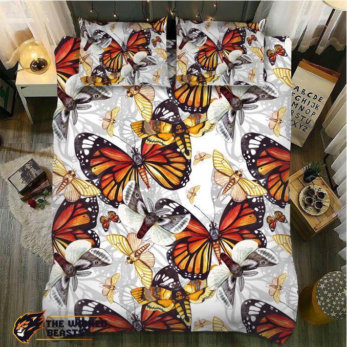Default Butterfly In Fall3D Customized Duvet Cover Bedding Sets