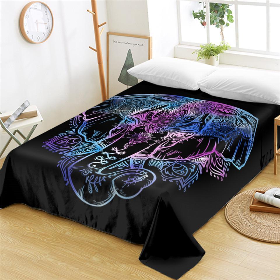 Default Floral Elephants3D Customized Duvet Cover Bedding Sets