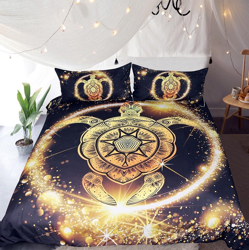 Default Luxuryhining Turtles3D Customized Duvet Cover Bedding Sets
